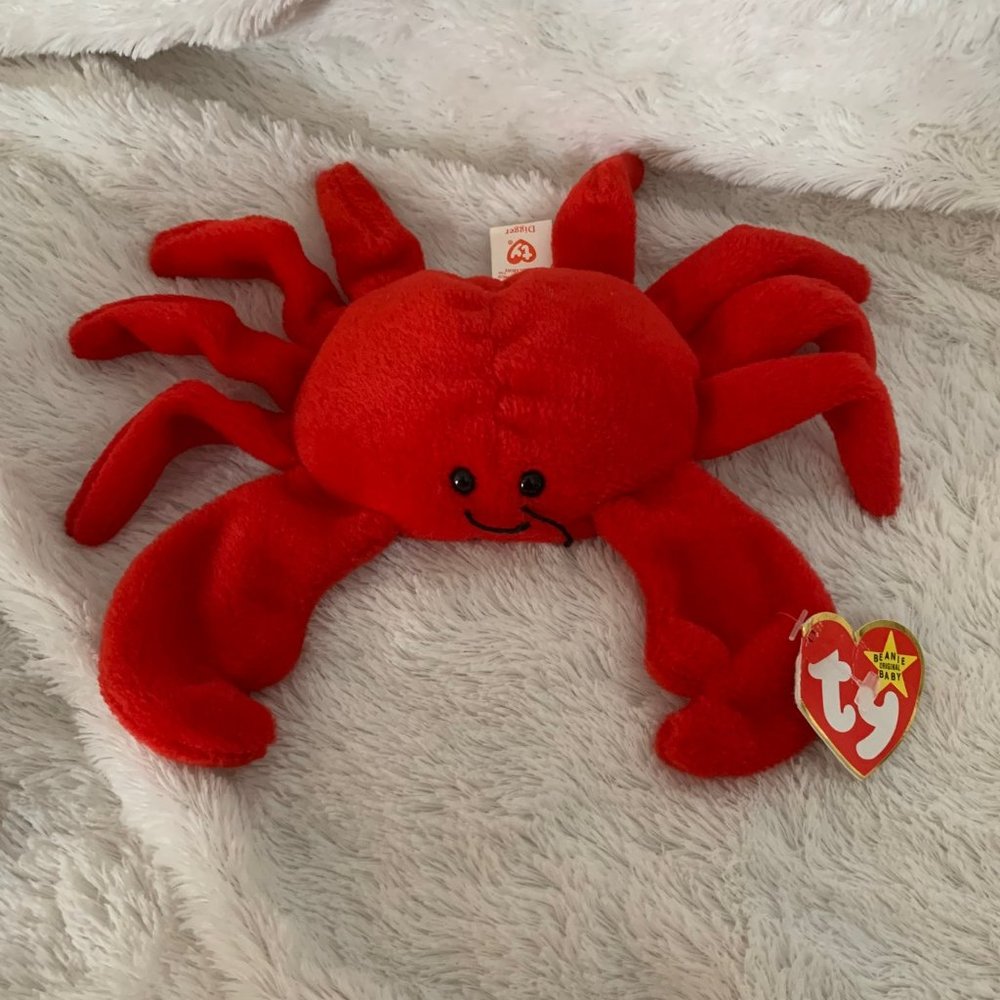 Beanie Baby - Digger - TAG ERRORS - PVC Pellets
